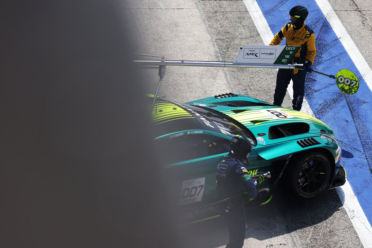 Back in the fight. The new Martin Vantage GT3 returns to action in the Fanatec GT Europe as ComToYou Racing and works driver Matttia Drudi challenge for victory at Misano. Our new partners bring three cars to Italy for Round 2 of the Sprint series this weekend. #AstonMartin