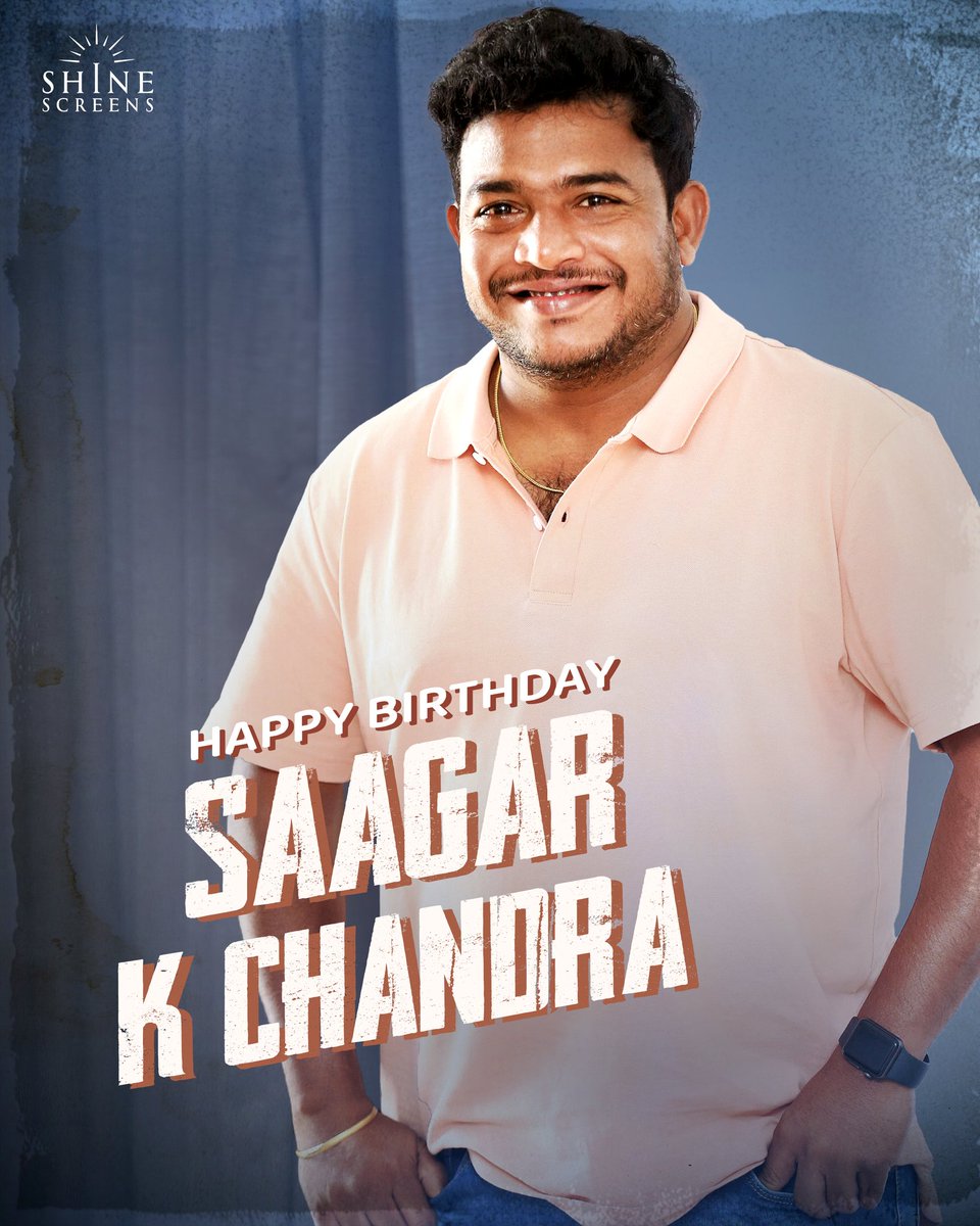 Wishing the BLOCKBUSTER director @saagar_chandrak garu a very Happy Birthday 🎉 Wishing you a year filled with success and joy ❤️‍🔥