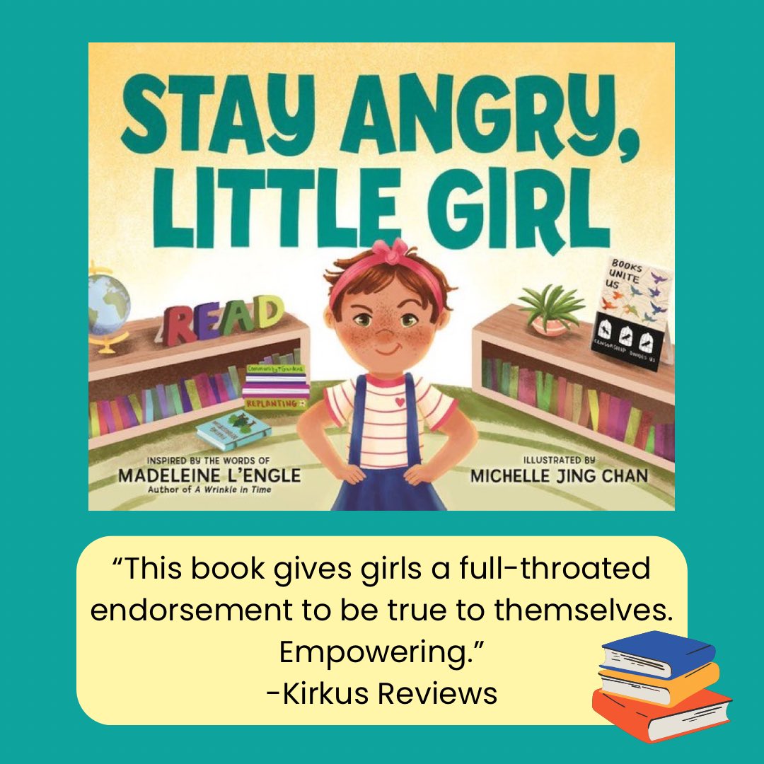 Thank you @KirkusReviews for this wonderful review of STAY ANGRY LITTLE GIRL!! ❤️ Inspired by the words of @madeleinelengle (one of my favorite authors!!) and illustrated by me, this book reminds girls to embrace their authentic emotions. . 🔗 Out Aug 6! michellejingchan.com/stay-angry-lit…