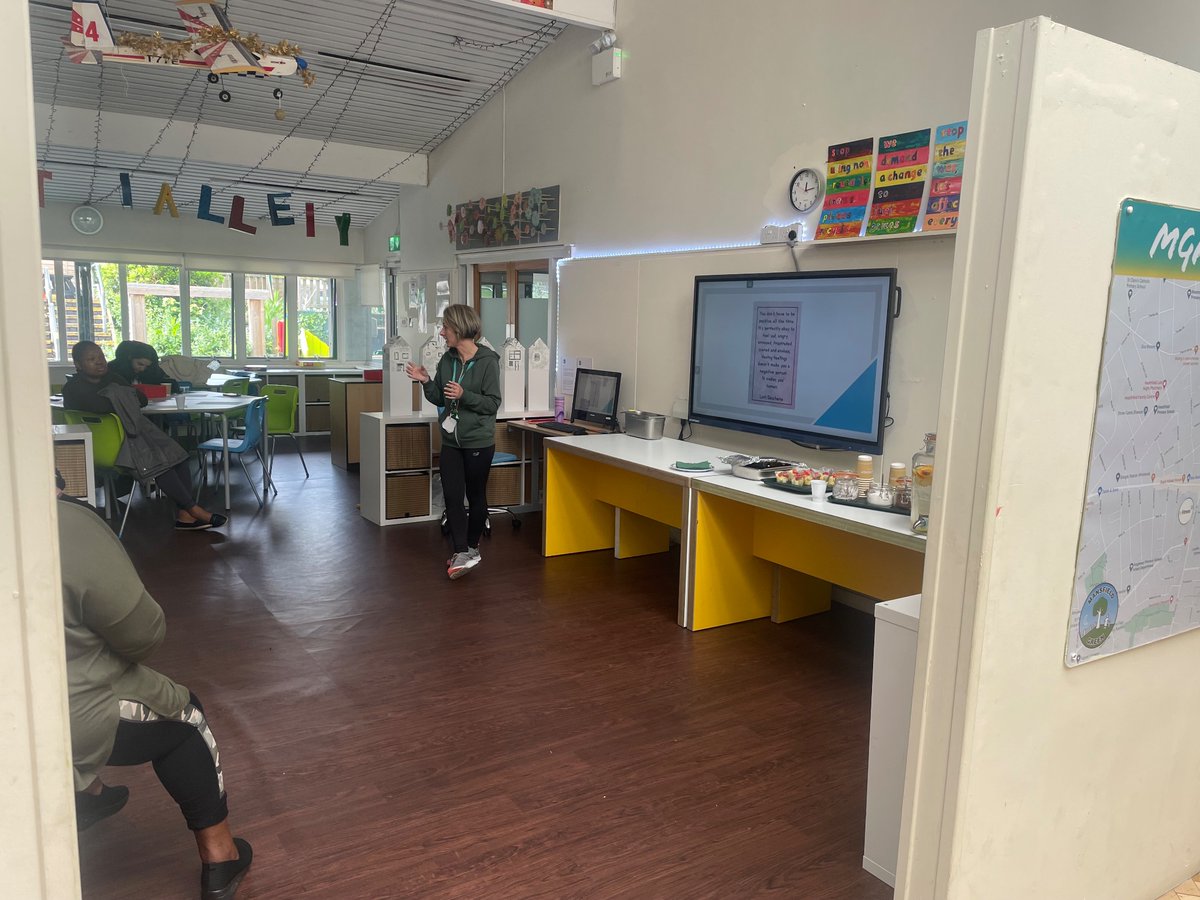 Our super SENCo hosts regular workshops and coffee mornings for parents. Today is about supporting parents with their well being. <a href="/EducationEACT/">E-ACT</a>