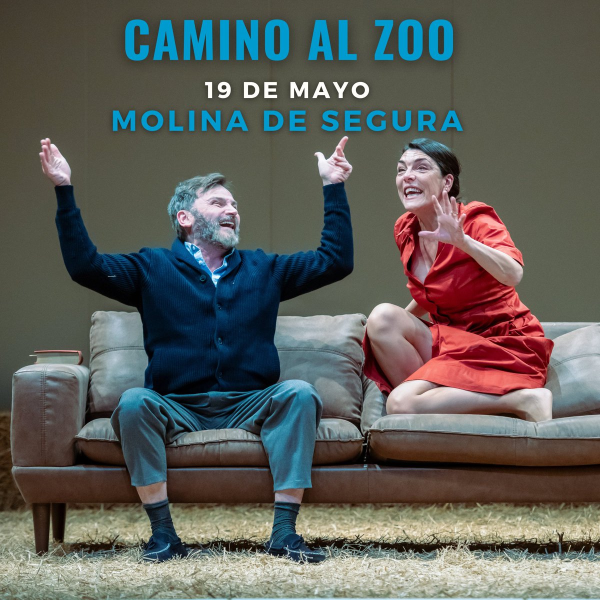 #CaminoAlZoo podrá disfrutarse mañana, 19 de mayo, el en Teatro Villa de Molina de Molina de Segura (Murcia) 📍 Con #FernandoTejero, @eldanimuriel y @mabeldelpozo 🎭 ¡Os esperamos! 😉 @JCimarro