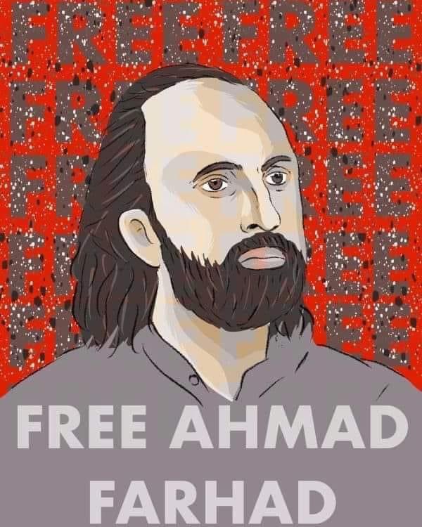 #FreeAhmadFarhad 
#FreedomOfExpression