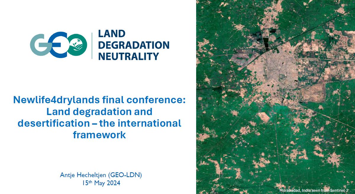 Our co-chair Antje presented on day 1 of the @DrylandsNew  Conference on the potential collaboration #geoldn Flagship has with the @DrylandsNew network🤲. Read more about Antje´s input👉🔗geo-ldn.org/blog/geo-ldn-a…

#UNited4land #geoldn #LDNtoolbox #SDG15