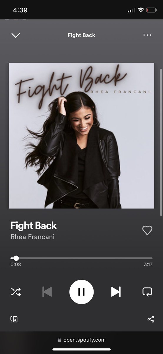 It’s HERE 🎉❤️✨🥊 My new single “Fight Back” is out now!!!!!