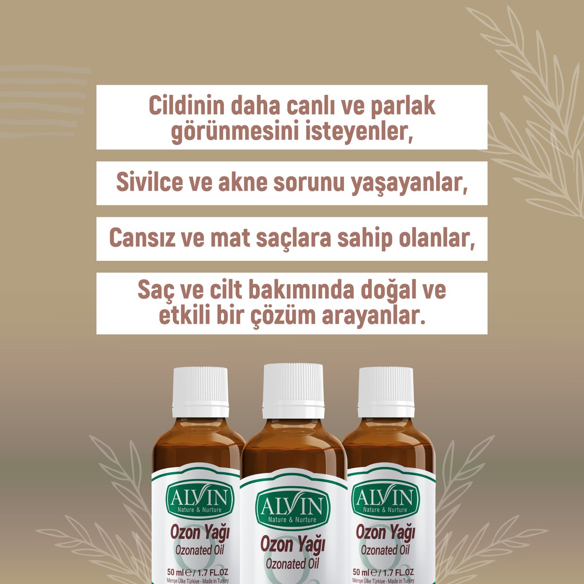 🫒Ozon Yağı, soğuk sıkım zeytinyağından ozonlanarak elde edilen mucizevi bir yağdır.

Sola kaydır ve Ozon Yağı’nı kimlerin kullanması gerektiğini öğren. 👈

#alvinnature #aromaterapi #fitoterapi #uçucuyağlar #doğadangelengüç #gıdatakviyeleri #natureandnurture #ozonyağı