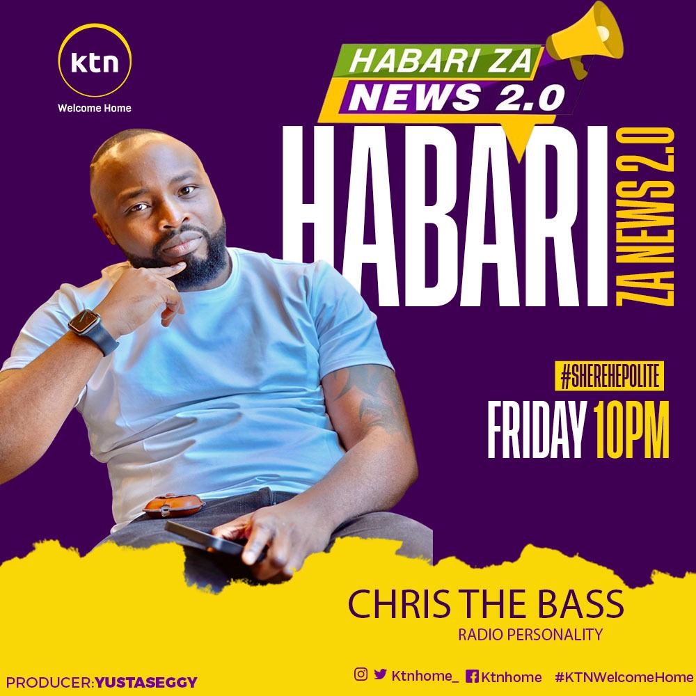 Lest You Forget, Taanight!! We Have @chris001Ke 🥳🥳 Bringing the #SherehePolite vibes:@shugaboyke1, @Hassanii_Umar & @Timpqaso and on the 1s and 2s, the pace setter @itsdeejay_matt🎧 Usikose!😁 Producer: @yustaseggy #HabarizaNews2.0 #KTNWelcomeHome