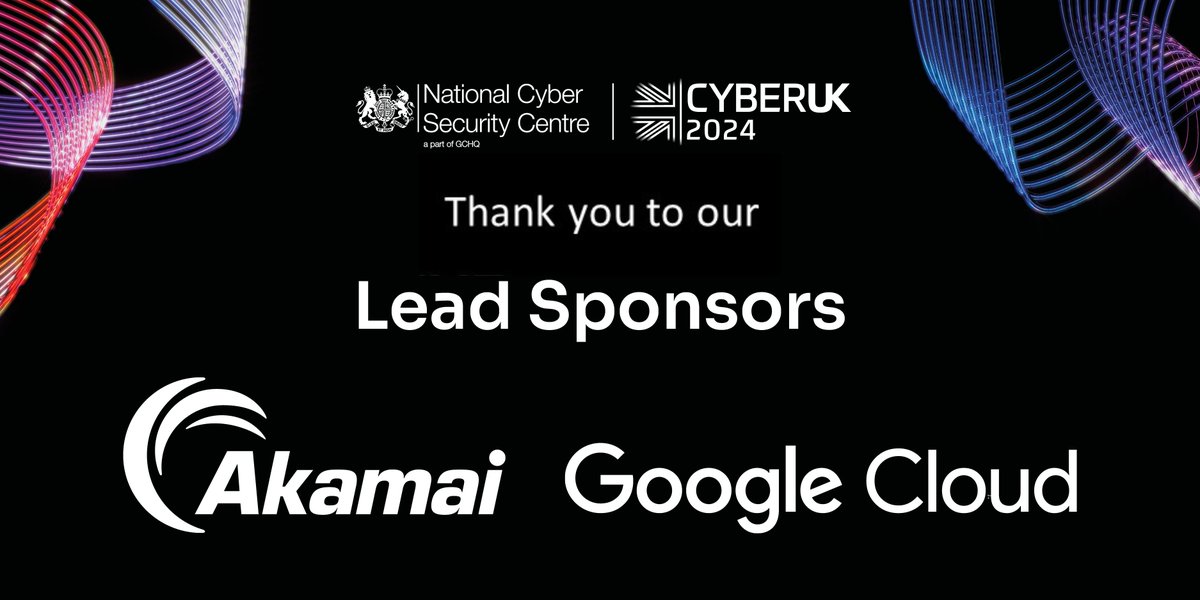 Thank you @akamai and @googlecloud as the Lead Sponsors for #CYBERUK24. Rewatch all the open content livestreamed sessions, and discover exclusive interviews and more on the CYBERUK ONLINE YouTube channel⬇️ youtube.com/@CYBERUKONLINE