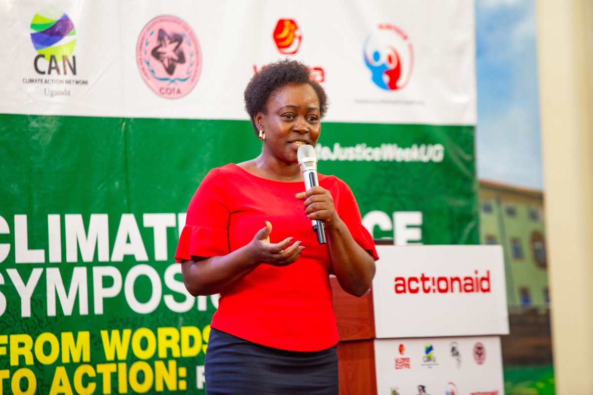 We need to remove barriers that infringe on the climate discourse. If we are not invited to their spaces, we need to create an Africa led space. Susan Otieno, ActionAid Kenya, Country Director #ClimateJusticeWeekUg #FundOurFuture #FixTheFinance