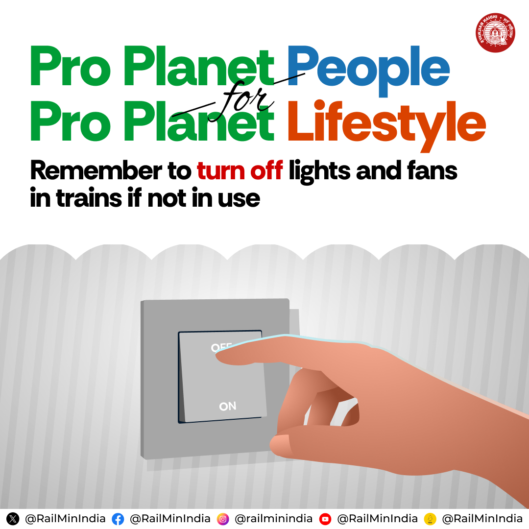 Be a #ResponsibleRailYatri, be a Pro Planet Person!