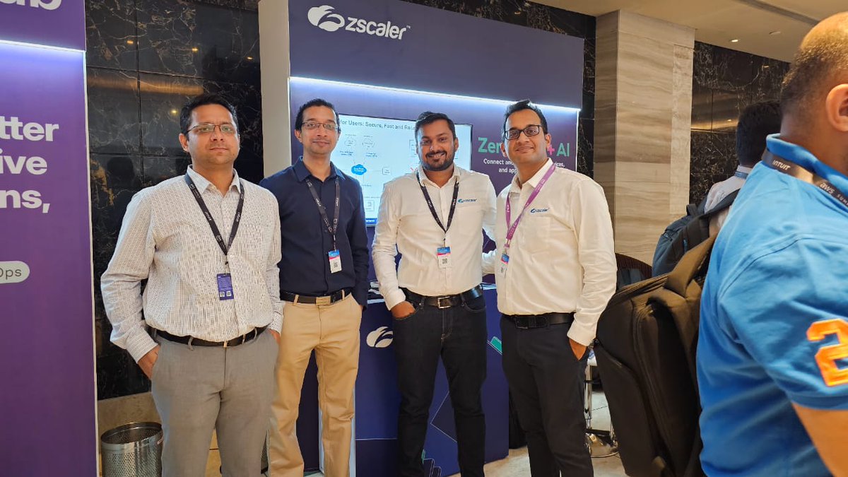 A heartfelt thanks to all the attendees who visited the #Zscaler Booth #13 for demos of #AI, #ZeroTrust and #cybersecurity solutions during the AWS Summit in Bengaluru. The event was full of tech innovation showcases and talks by industry experts.