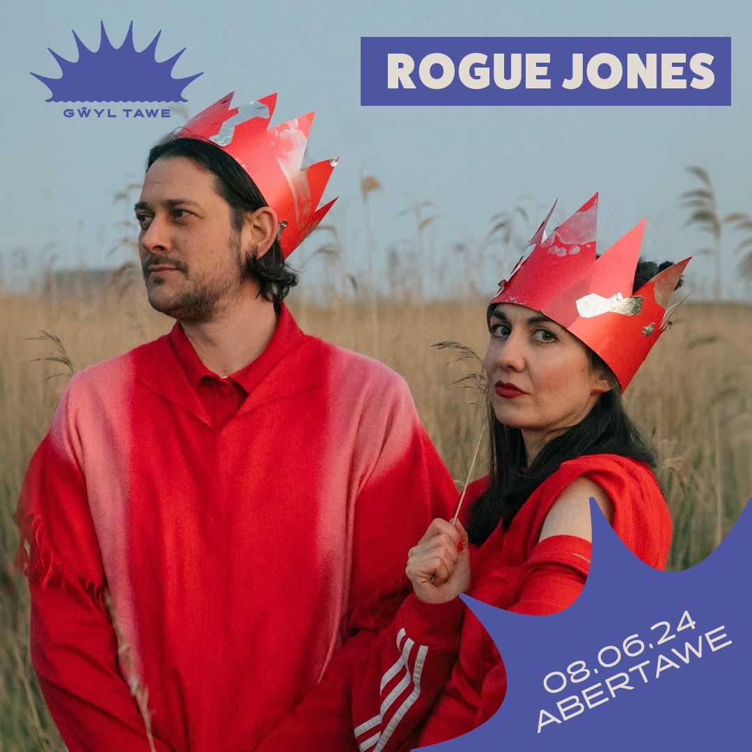 #GŵylTawe24 Mae @Rogue_Jones yn dychwelyd i #GŵylTawe eleni wedi ennill Gwobr Gerddoriaeth Gymreig 2023 ar gyfer eu record “Dos Bebés” a'u brand unigryw o pop arallfydol 🔺 📅 Sad, 8.6 📌 @the_waterfront RSVP ➡ buff.ly/3SZ9RIc @swanseamusichub #yagym