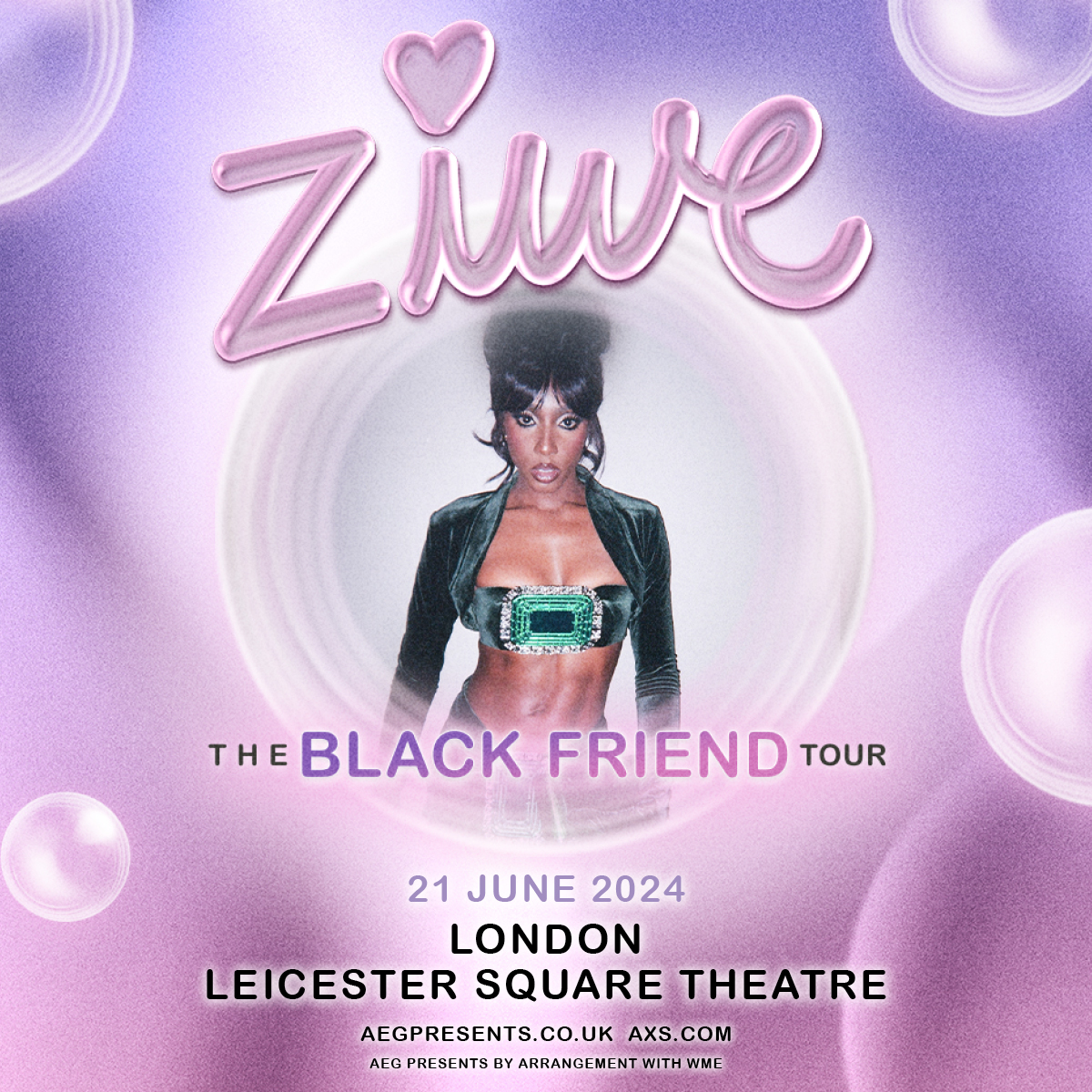 ON SALE NOW! @ziwe | The Black Friend Tour | 21 June 2024 Tickets on sale now: aegp.uk/ZIWE24