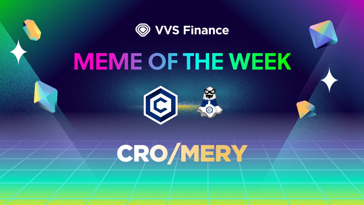 MERY is fire!  #MoleFam #CROFAM

🔥👻 CRO-MERY is crowned with Meme of the Week on #VVSFinance! @Misteryoncro

Enjoy juicy VVS emission rewards for next week!
Starting May 20th at 9 AM UTC! 🕘

#MEMEMania