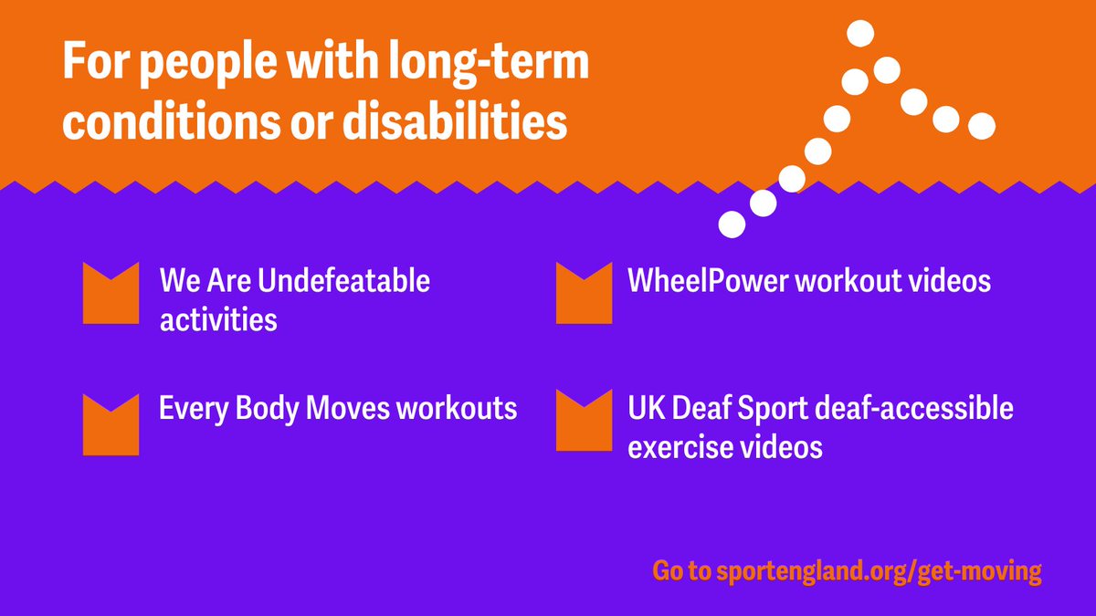 If you’re looking for fun and accessible ways to move more, then check out the @Sport_England ‘Get Moving’ activity hub! 💜 We hope you can find something that will help you find more #MomentsForMovement this Mental Health Awareness Week! 👉 sportengland.org/get-moving