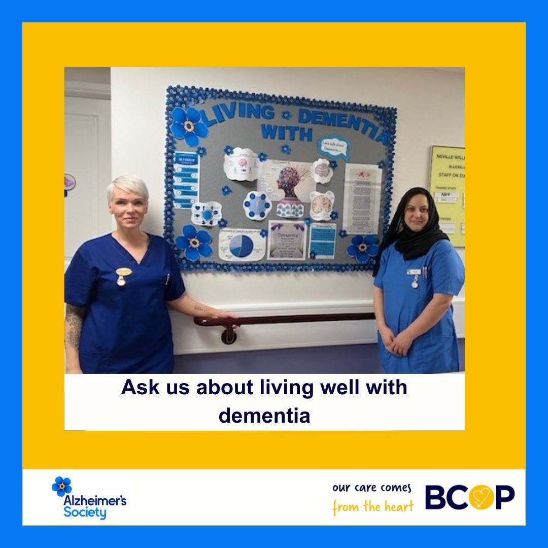 This week we're supporting #DementiaAwareness. Our carers help people with dementia live fulfilling and enjoyable lives. buff.ly/3TzXVNm Find out more about the Alzheimers Society Forget me not appeal buff.ly/3UzmtoS #Dementiacare #Knowdementia #Alzheimer
