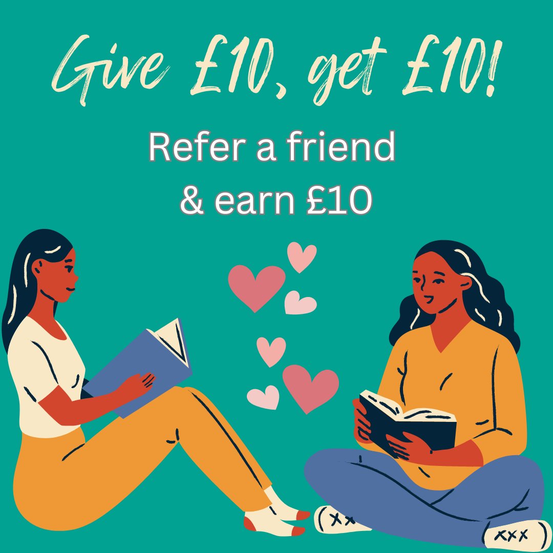 Did you know that if you refer a friend to Mills & Boon you could earn £10 to spend on your next purchase? Simply click the link below to refer, once they've made their first purchase we'll reward you with a £10 voucher! 🤝 Sharing is caring: ow.ly/aP9X50RvvJg