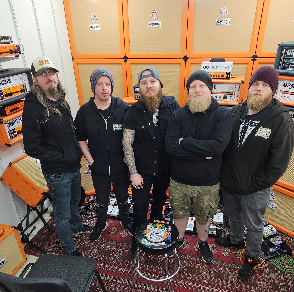 Introducing: @Son_Of_Boar Hailing from the hazy wastelands of the industrial North, Son of Boar bring their own brand of ‘Boarberic’ stoner/doom ladened music to proceedings. Click the link below to learn more about Son of Son of Boar: orangeamps.com/articles/sonof…