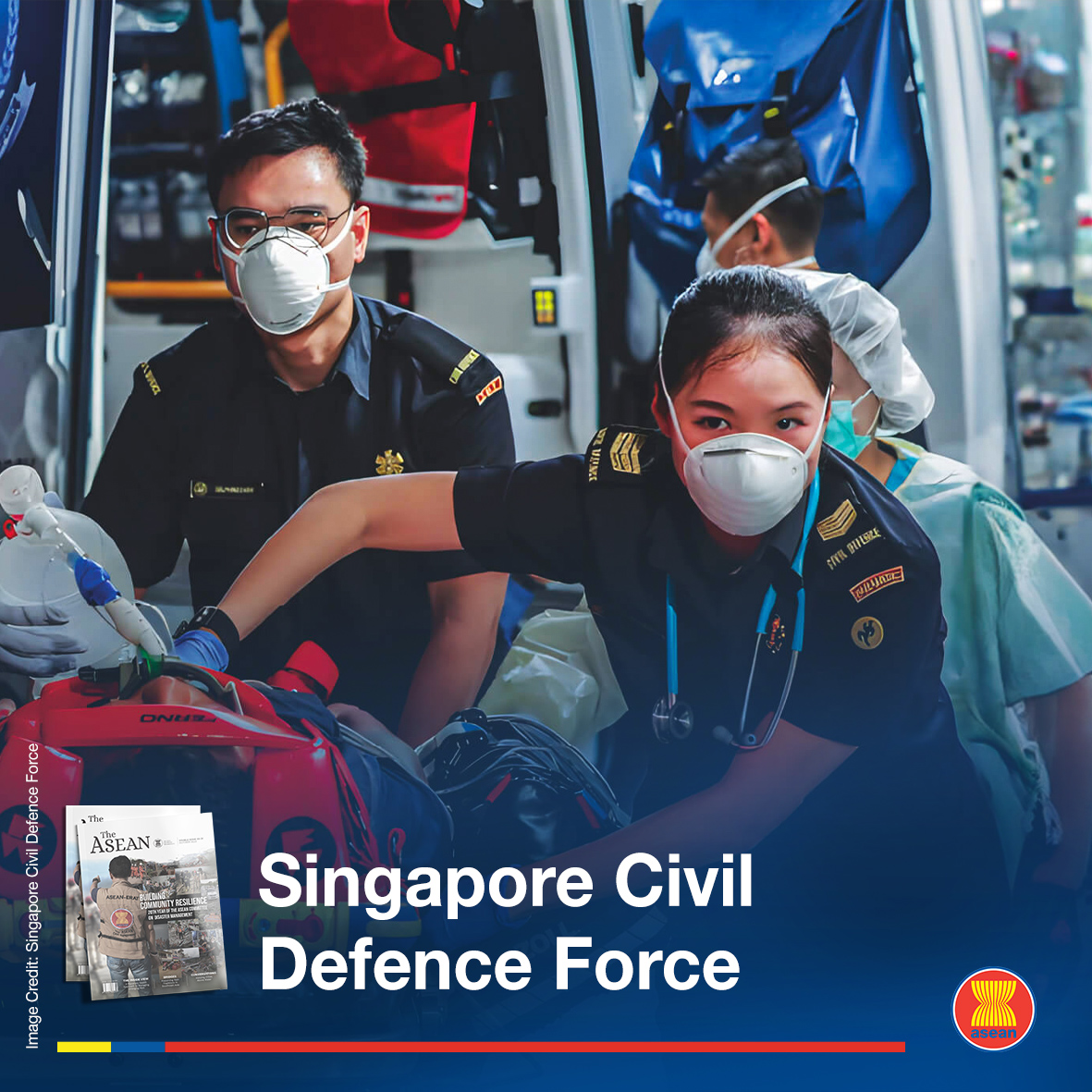 Singapore Civil Defense Force implements four key elements in their disaster response: 🚨Early detections and warning systems 📲Emergency response 💡Community engagement and education 🤝Multi-agency and international collaboration 🔍: bit.ly/NDMO-SG