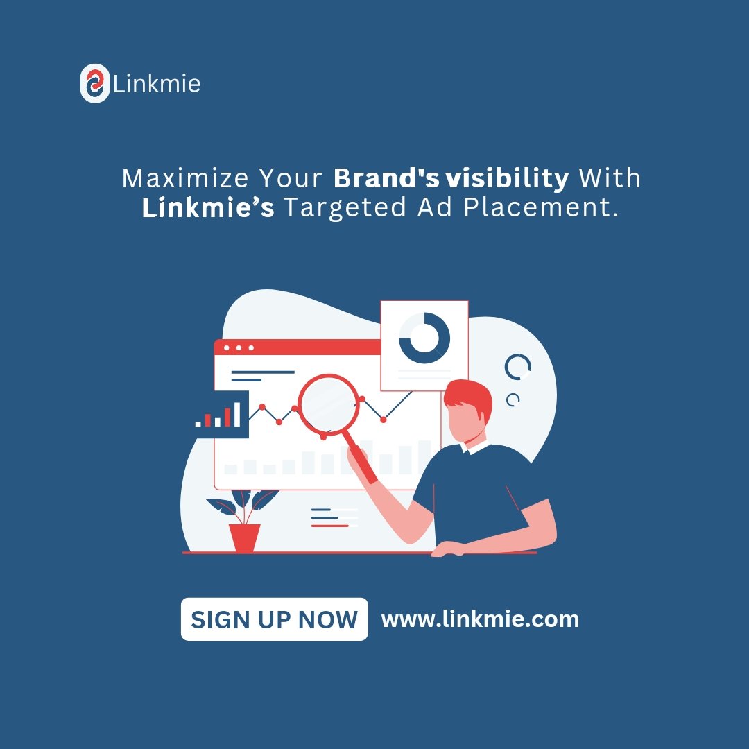 If you're looking to maximize your brand's visibility, Linkmie is the right platform for you, our ad placement service ensures your ads reach the right audience at the right time and connects you with high-quality websites relevant to your niche.

#Linkmie
#AdPlacement