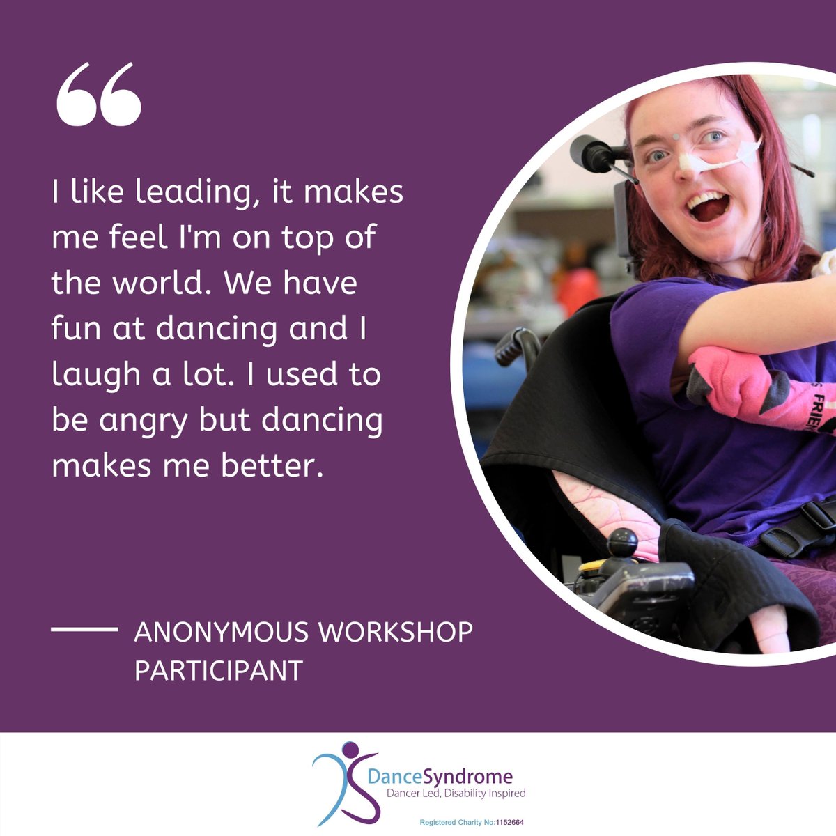 Studies show that 1/4 people will experience #mentalhealth challenges but that increases to as many as 1/2 people with a #LearningDisability #MomentsForMovement like dancing are great for improving wellbeing 💜💙 Find out more dancesyndrome.co.uk #MentalHealthAwarenessWeek