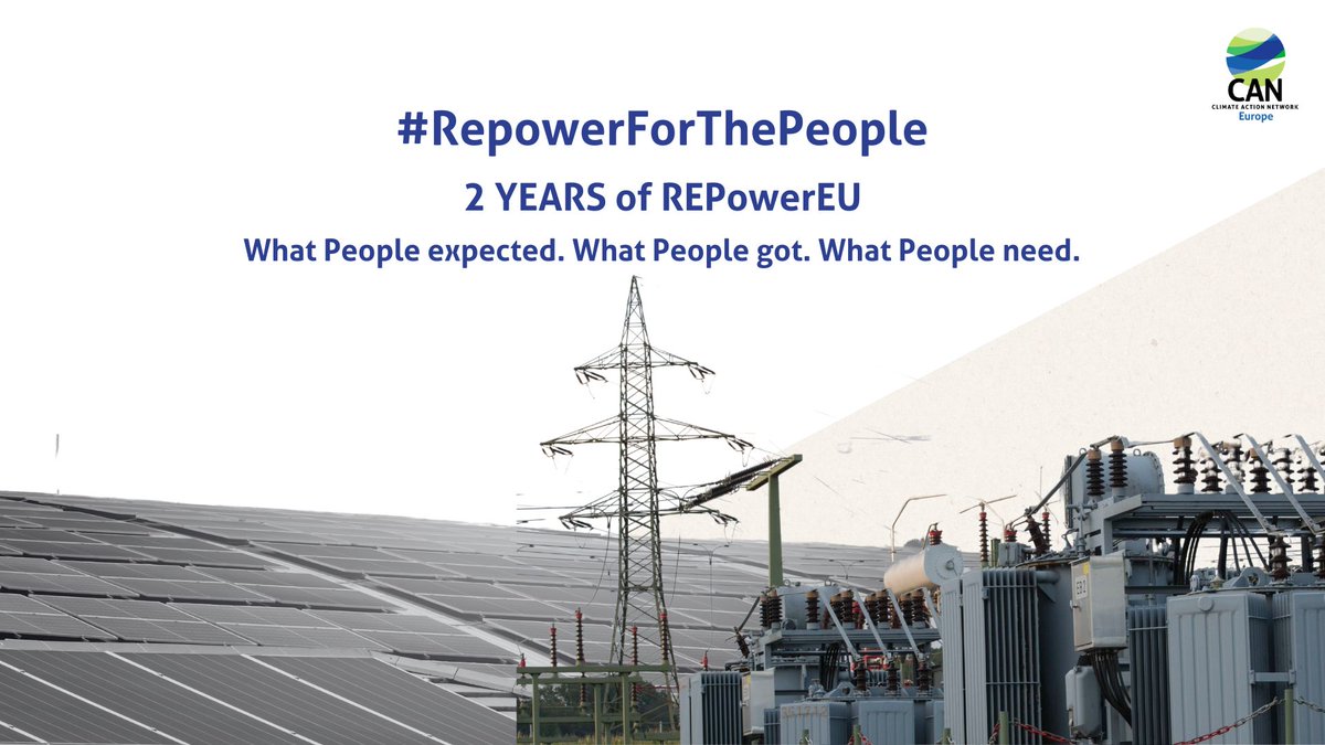 📢2 years of #REPowerEU

The reform of the electricity market design #EMD was an opportunity to create an energy system of tomorrow!

One that is primarily electrified, digital & flexible, harnessing 100% renewable energy⚡️

But did the EU #RepowerForThePeople ?