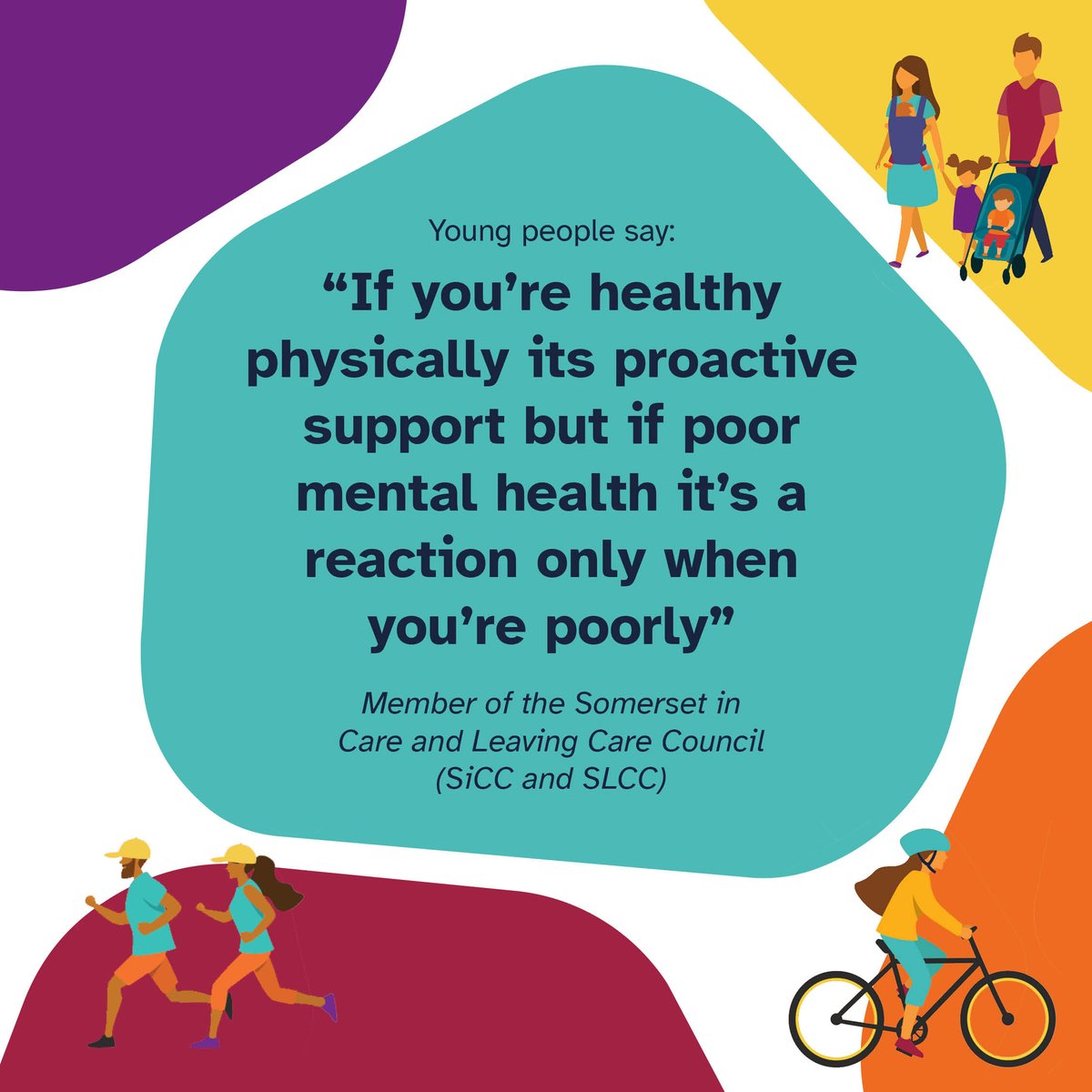 For #MentalHealthAwarenessWeek, Somerset's young people have shared their opinions on the links between mental and physical health.👇 Moving more each day, even in small ways, can have a big impact on your mental and physical wellbeing.