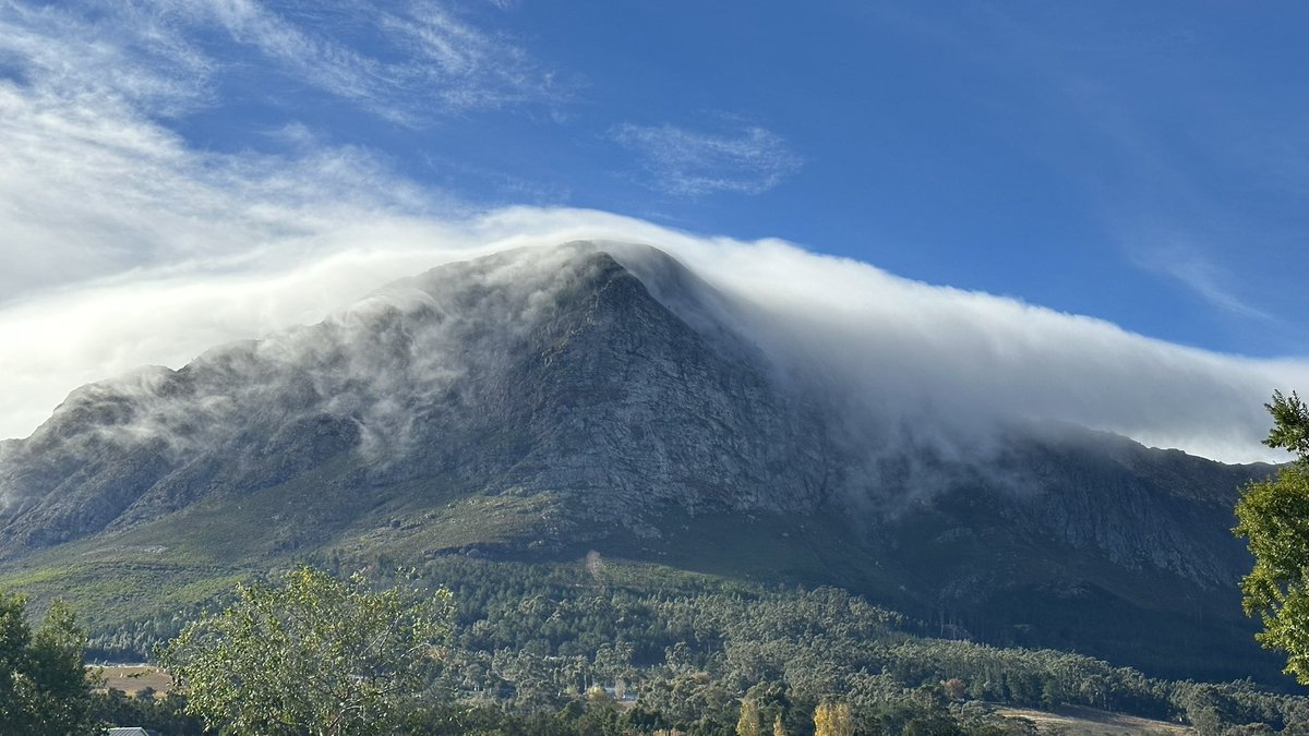 #Franschhoek this morning.