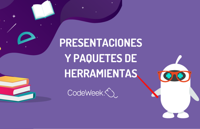 🌟 ¡Prepárate para brillar en la @CodeWeekEU con las herramientas y presentaciones que te proporcionan! 🚀📦Encuentra todo lo que necesitas para organizar y promover tu actividad en tu comunidad 🛠️📊Puedes descargar los materiales en: codeweek.eu/toolkits