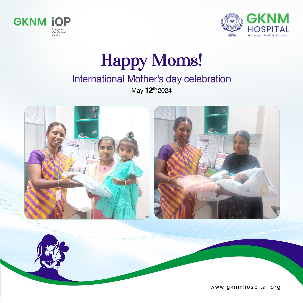 We at #GKNMHospital celebrated #MothersDay with joy and gratitude. Here are some quick glimpses of our heartwarming celebrations, where we honored the incredible mothers who inspire us every day. A big thank you to everyone who joined us in making this day so memorable! #GKNM