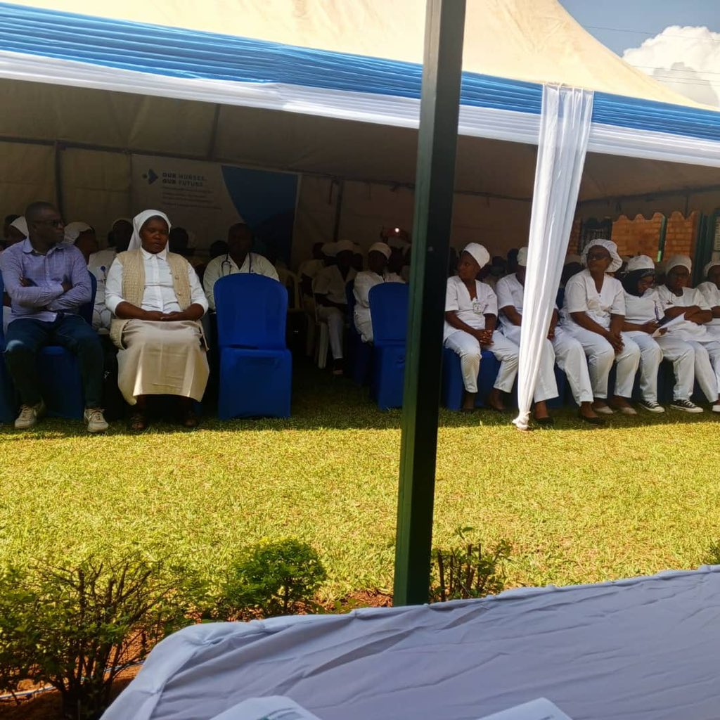 Today, The Nurses and Midwives  in @Kamonyi @RemeraRukomaH are celebrating the #IND2024. The theme of this year #OurNursesOurfuture the Economic Power of Care. @norsksykepleier