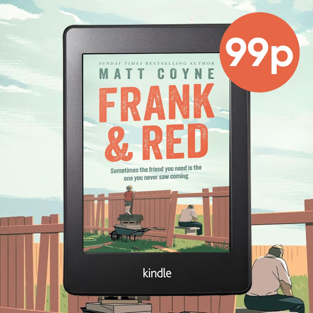 For today only, the amazing #FrankAndRed by @mattcoyney is available for just 99p! Perfect weekend reading SORTED 😍📚 Get it now: geni.us/FrankRed99p