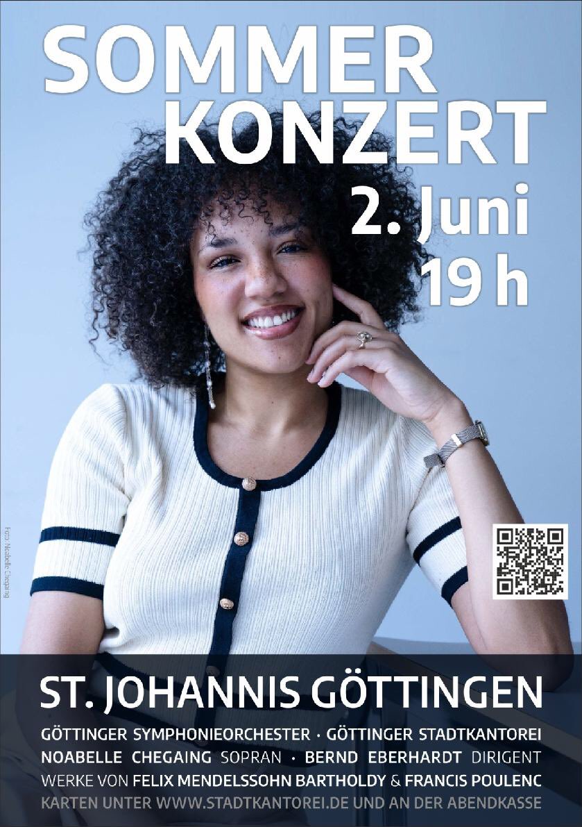 Unser nächstes Konzert in #Göttingen ! Am 2.6. in der St. Johanniskirche! Viel wunderbare Musik von #mendelssohn und #poulenc