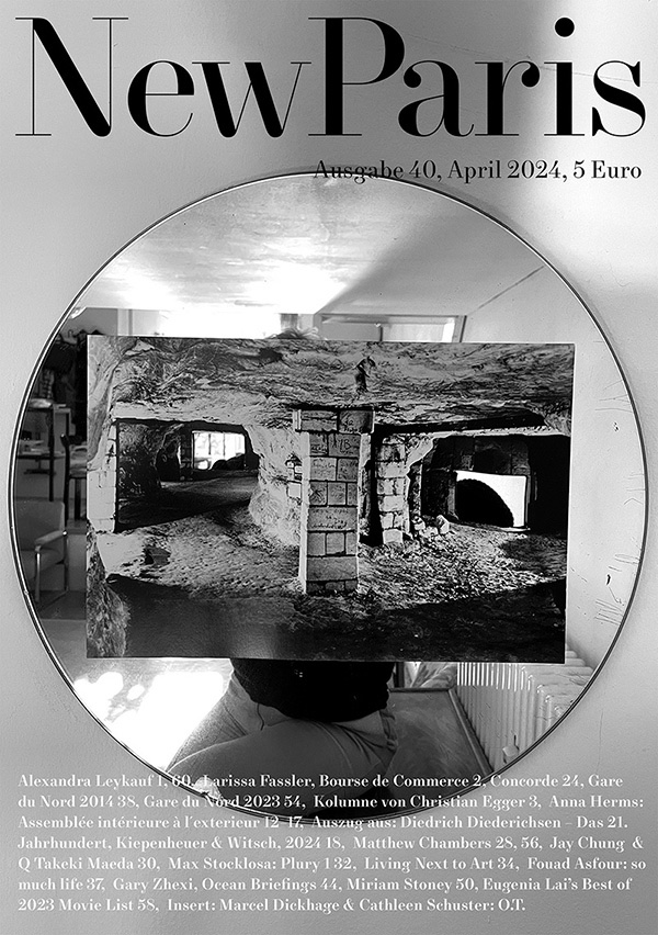 NEW Paris goes NEW Joerg! 

T O N I T E  feat.

Stephan Janitzky "Übersetzung"

water bar 
Dario Wokurka

Jennifer Gelardo "New Paris Files"

&amp;
dj show signal

Friday, 17 May, 7–11 pm

at 
New Jörg
Jägerstraße 56, A - 1200 Wien

newjoerg.at  ztscrpt.net