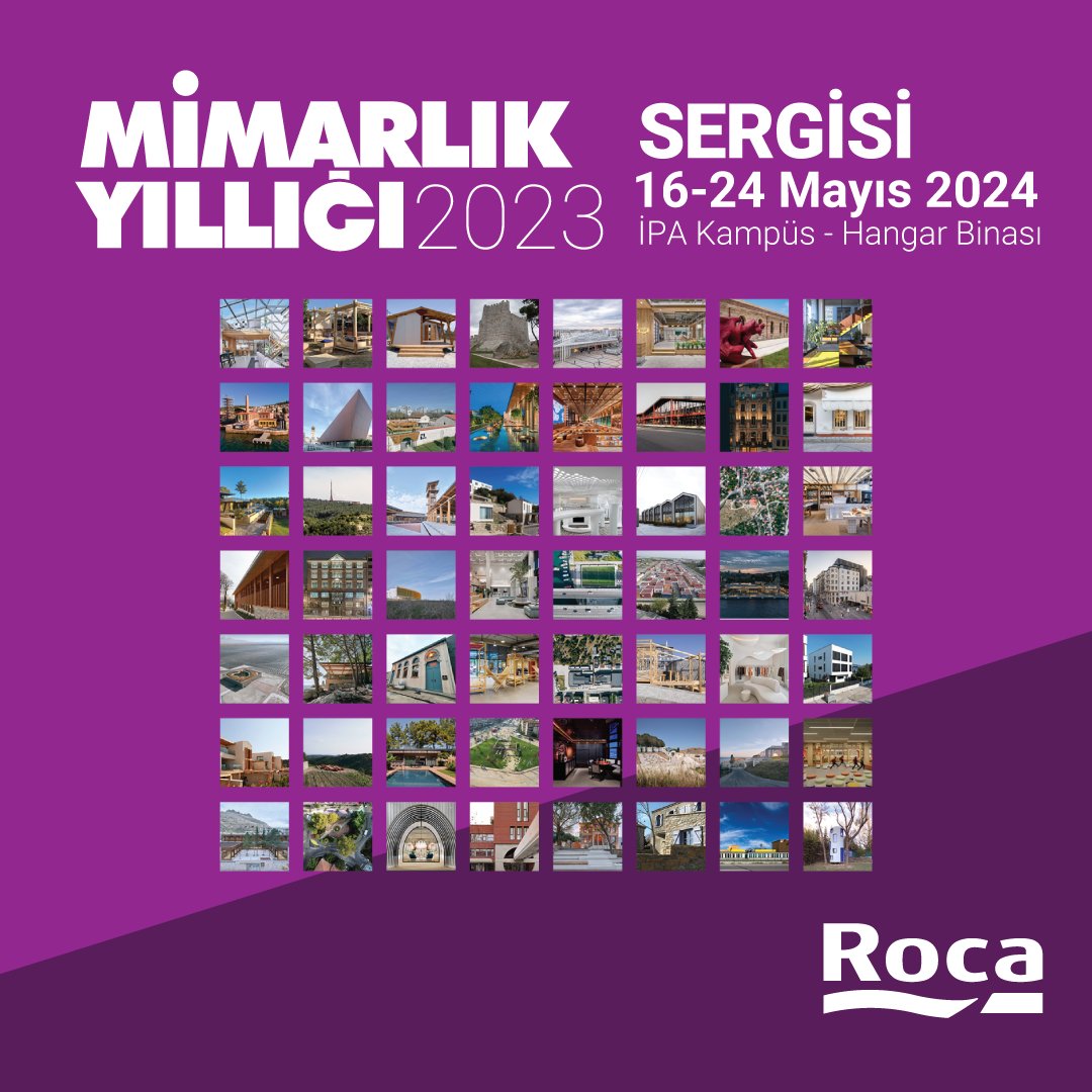 Roca sponsorluğunda, Arkitera Mimarlık Merkezi tarafından düzenlenen Türkiye Mimarlık Yıllığı 2023 Sergisi, İstanbul Planlama Ajansı ev sahipliğinde İPA Kampüs Hangar'da açıldı. Sergi 24 Mayıs'a kadar gezilebilir.  arkitera.com/etkinlik/turki…