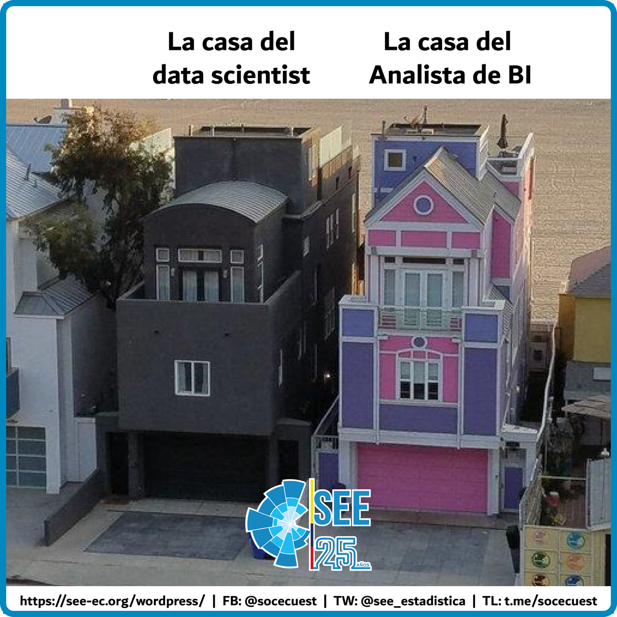 see_estadistica's tweet photo. y tu donde vives?
Recuerda que este mes se abre los siguientes cursos
#DataScience | #Estadistica | #BigData | #CienciaDeDatos | #R | #Python | #Spark | #StatMeme | #humorestadistico https://t.co/Lop3l9qPtH