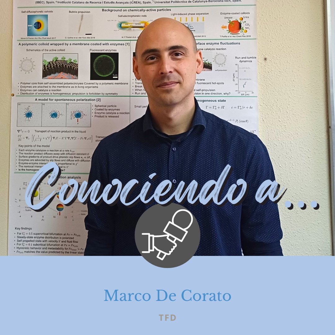 #ConociendoA...@MaDecorato 🎙'En investigación, cada problema que se descubre es un desafío'. El investigador del Grupo #TFD ha desarrollado poco a poco su pasión por la investigación a lo largo de sus estudios 👨‍🎓 📰#somosI3A 🔗 goo.su/IpjFt23