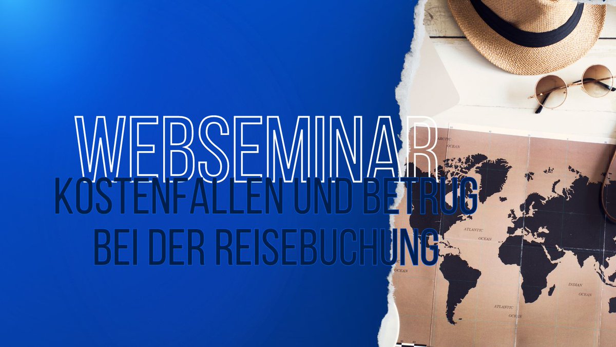 Landeskriminalamt Rheinland-Pfalz (@lka_rlp) on Twitter photo Wann geht's für euch das Nächste mal auf Reise? ✈️
Zusammen mit der <a href="/VZRLP/">Verbraucherzentrale Rheinland-Pfalz e.V.</a> informieren wir am 22. Mai in einem Webseminar darüber, welche Fallen es bei der Reisebuchung gibt und wie man sich schützen kann!
Mehr Infos 👉 s.rlp.de/XKo9H Wann geht's für euch das Nächste mal auf Reise? ✈️
Zusammen mit der <a href="/VZRLP/">Verbraucherzentrale Rheinland-Pfalz e.V.</a> informieren wir am 22. Mai in einem Webseminar darüber, welche Fallen es bei der Reisebuchung gibt und wie man sich schützen kann!
Mehr Infos 👉 s.rlp.de/XKo9H