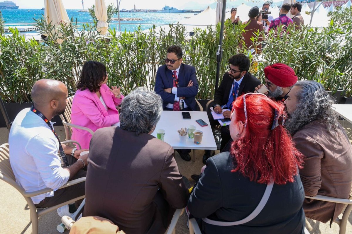 Glimpses from various insightful sessions held at #BharatPavilion at 77th #CannesFilmFestival Secretary, @MIB_India, Sanjay Jaju interacted with filmmakers, producers and production houses holding a promise of strong collaborations #IndiaAtCannes #Cannes2024