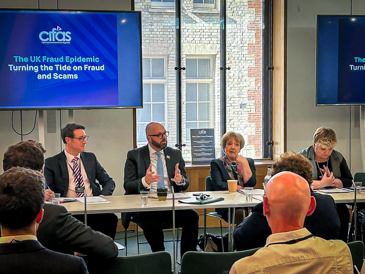 Huge thanks to @taxinparliament and @CifasUK for hosting such an interesting and wide-ranging debate in Parliament on fraud, and what we need to do turn the tide on scams. A few years ago you would have struggled to find an audience willing to discuss fraud in Parliament - but