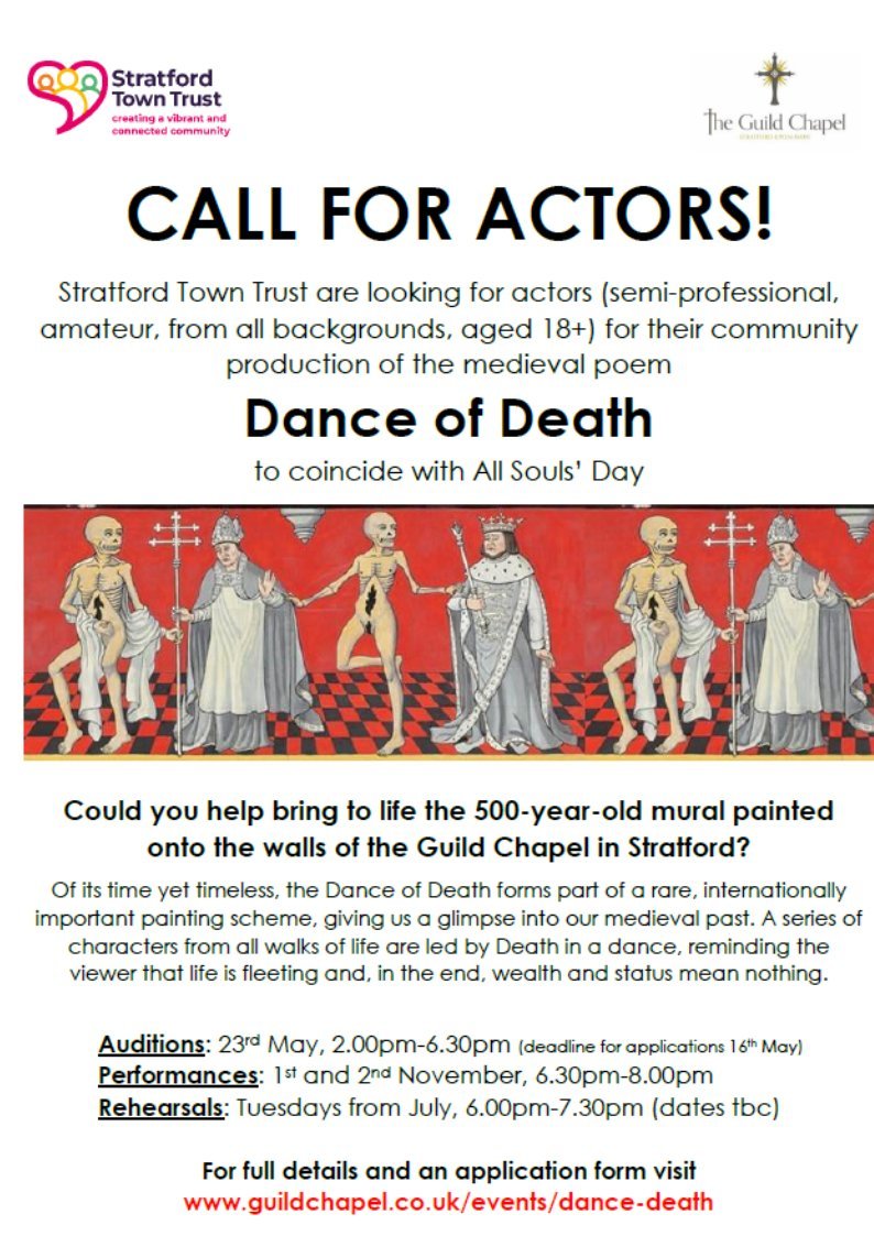 Stratford Town Trust (@ourtowntrust) on Twitter photo You now have until this Sunday to get your applications in for this unique performance opportunity <a href="/TheGuildChapel/">The Guild Chapel</a>! What are you waiting for? 👇 You now have until this Sunday to get your applications in for this unique performance opportunity <a href="/TheGuildChapel/">The Guild Chapel</a>! What are you waiting for? 👇