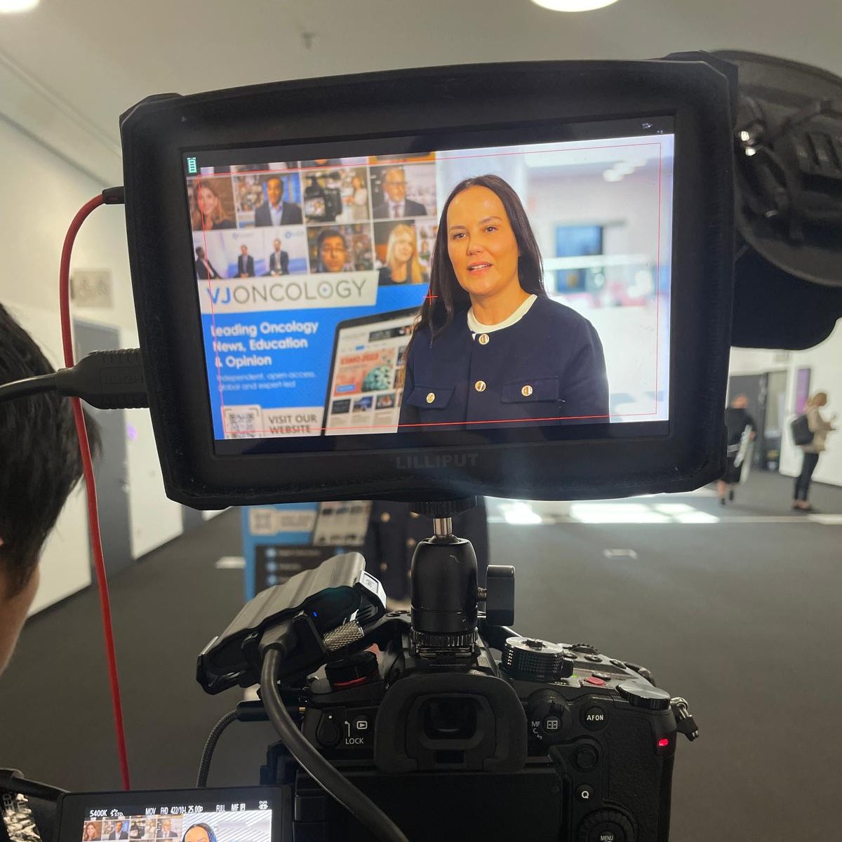 #ESMOBreast24 | We had the pleasure to speak to @FioriPoulakaki, who discusses QoL issues after axillary treatment in #breastcancer. Watch out for her interview and our latest podcast episode on our congress highlights at VJOncology.com🎙️ @myESMO #bcsm @Oncoalert