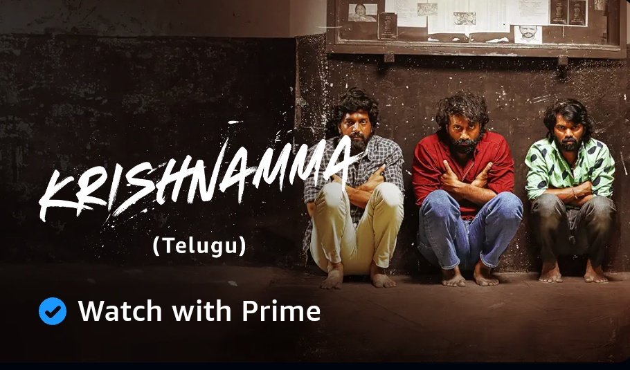 #Krishnamma Bagundhi movie

@ActorSatyaDev one man show 👌
Watch on @PrimeVideoIN