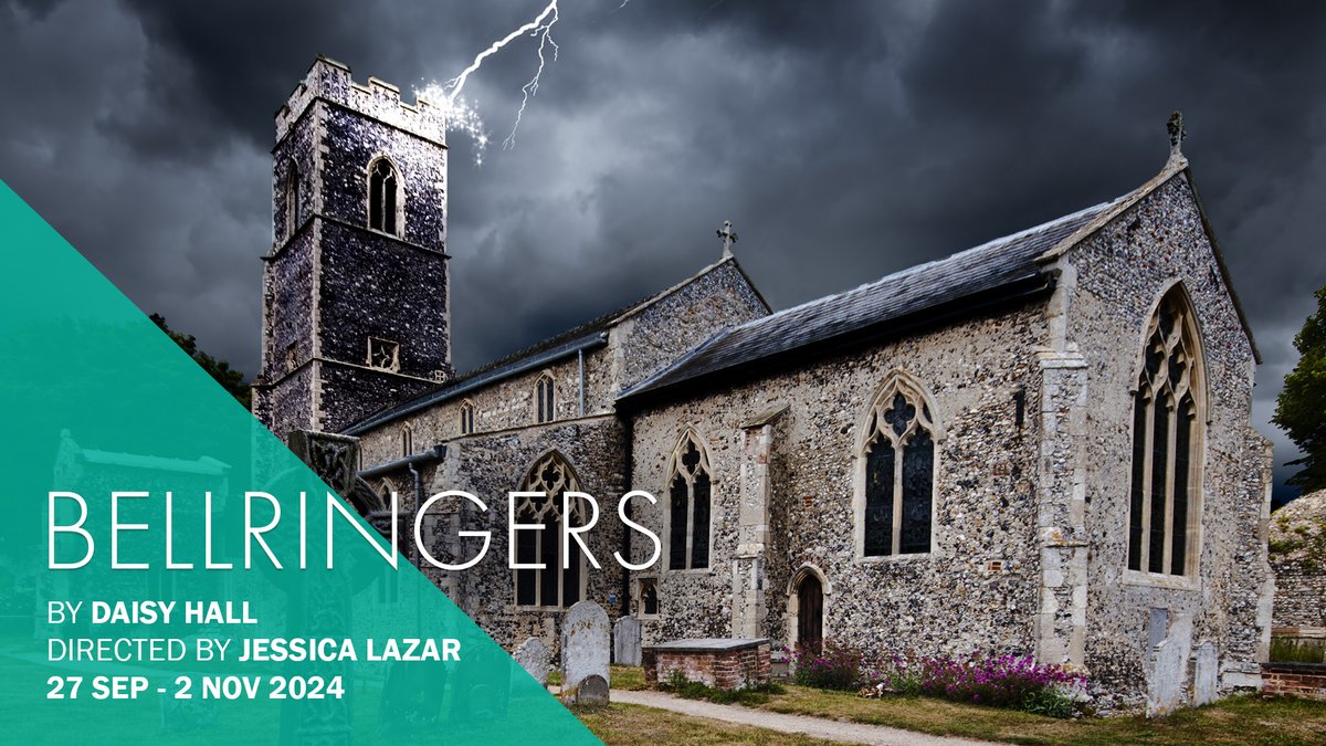 Playing Downstairs is Daisy Hall’s debut play BELLRINGERS directed by Jessica Lazar 🔔🌩️ During a wild storm, two lifelong friends debate the age-old belief that bellringing has the power to dissipate thunder and lightning. Will they make it through? hampsteadtheatre.com/whats-on/2024/…