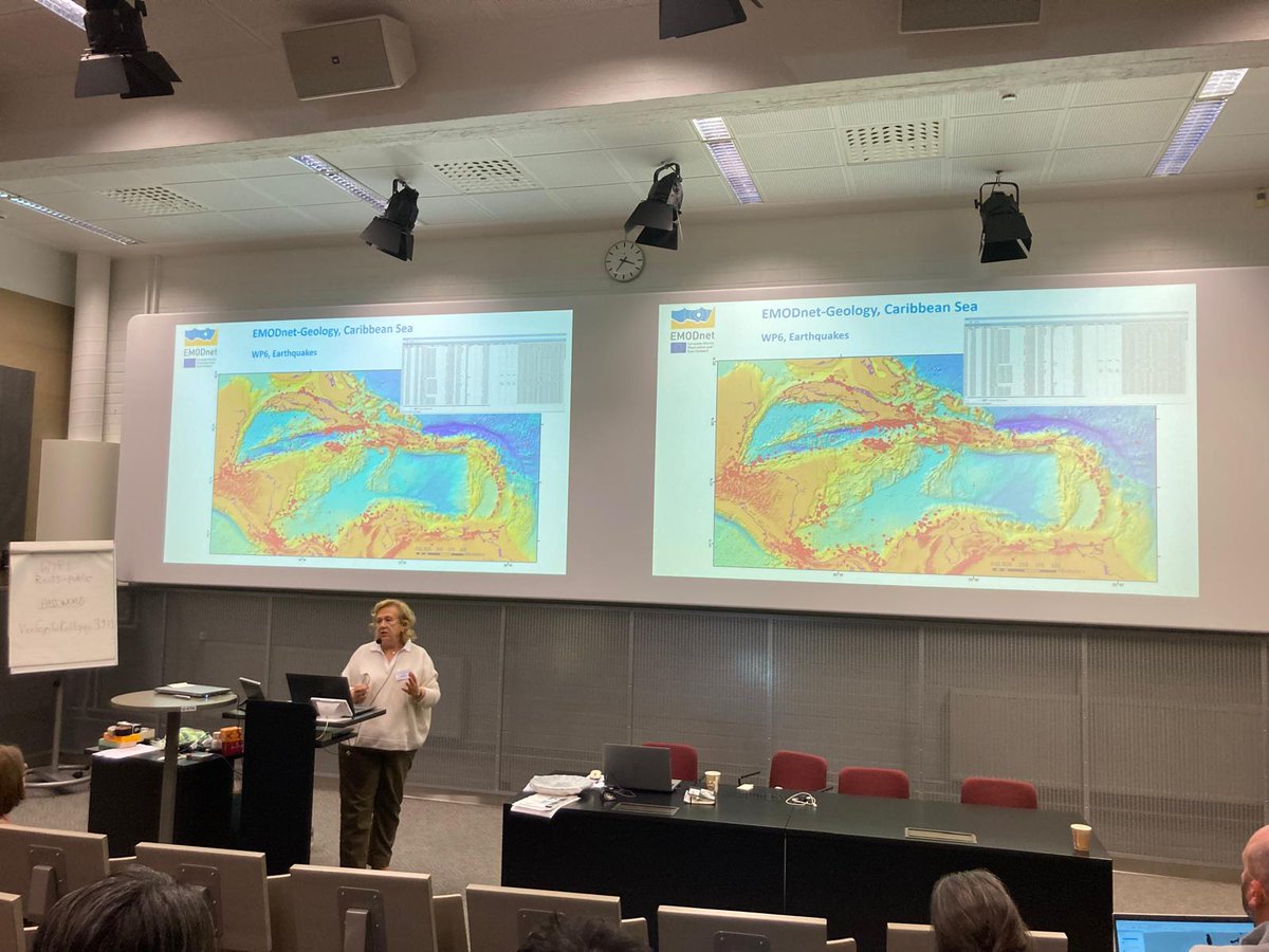 📢 Nuestra compañera Teresa Medialdea del #IGME CSIC ha realizado una presentación en la reunión de EMODnet-Geology que se está llevando a cabo esta semana en Espoo, Finlandia. 🇫🇮