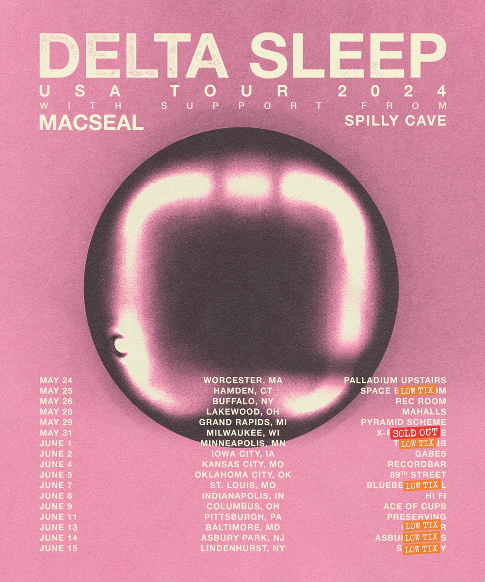 Milwaukee is sold out! Other cities running low. Grab yer tickiezzz: tix.to/DeltaSleepTix 🧙‍♂️🔮✨