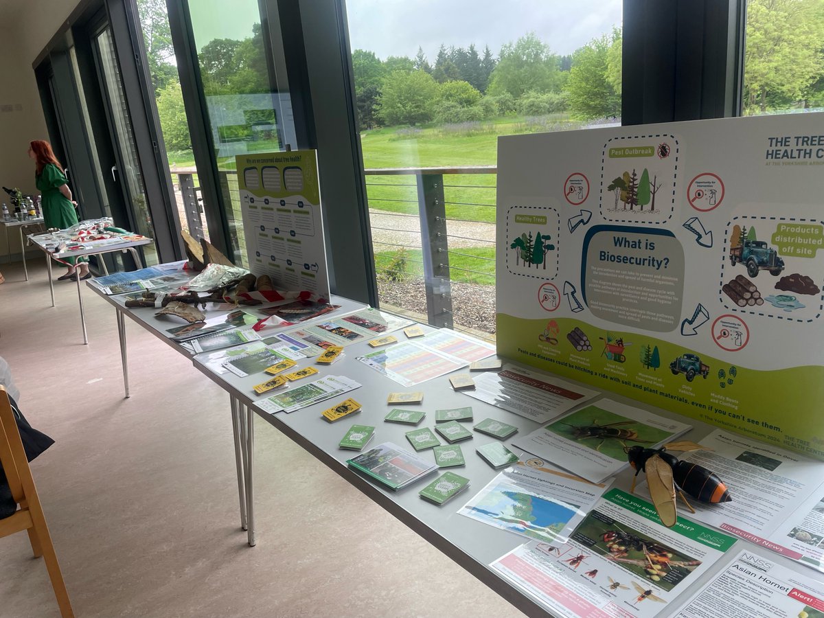 Forest_Research's tweet image. This week, our Head of Pathology, @LisaWard spoke about #Observatree monitoring for tree health at the @pintofscience event hosted by @YorksArboretum

A highlight was seeing new tech being tested, including VR for making #PlantHealth training more accessible, immersive &amp;amp; fun.