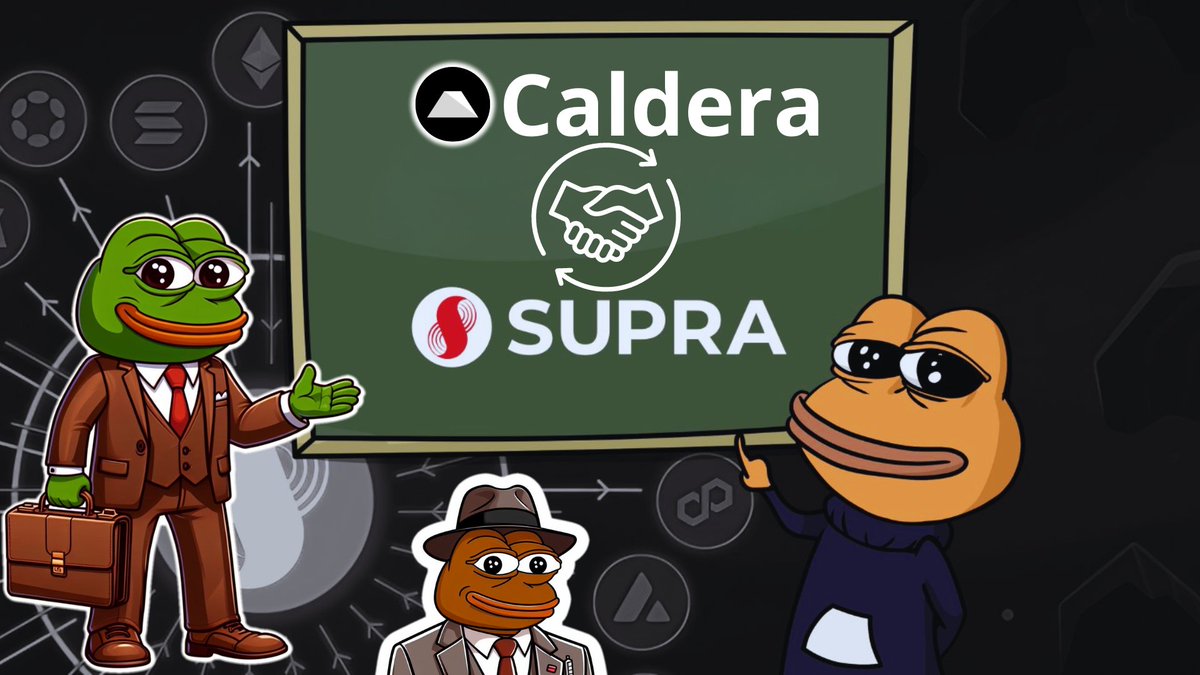 edgars_silis's tweet image. Integration Spotlight #002: @SUPRA_Labs and @Calderaxyz are linking blockchains with the real world. 🌐🔗 #IntegrationSpotlight #BlockchainInnovation
