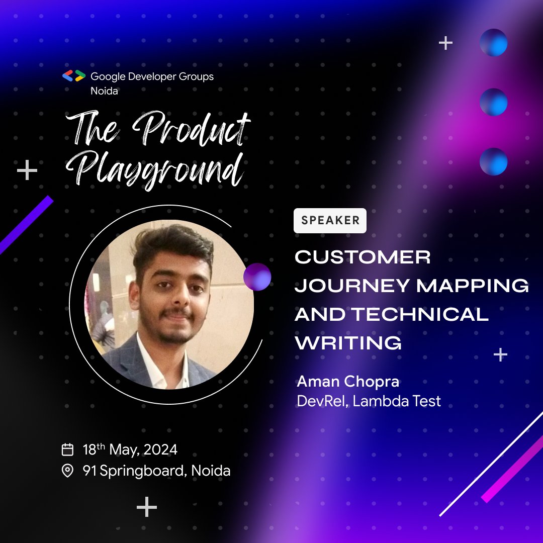 Embark on an Odyssey of Insight: Aman Chopra Explores the Intersection of Customer Journey Mapping and Technical Writing. Explore new paths to an interesting career at #Product Playground with @iam_chopra_aman