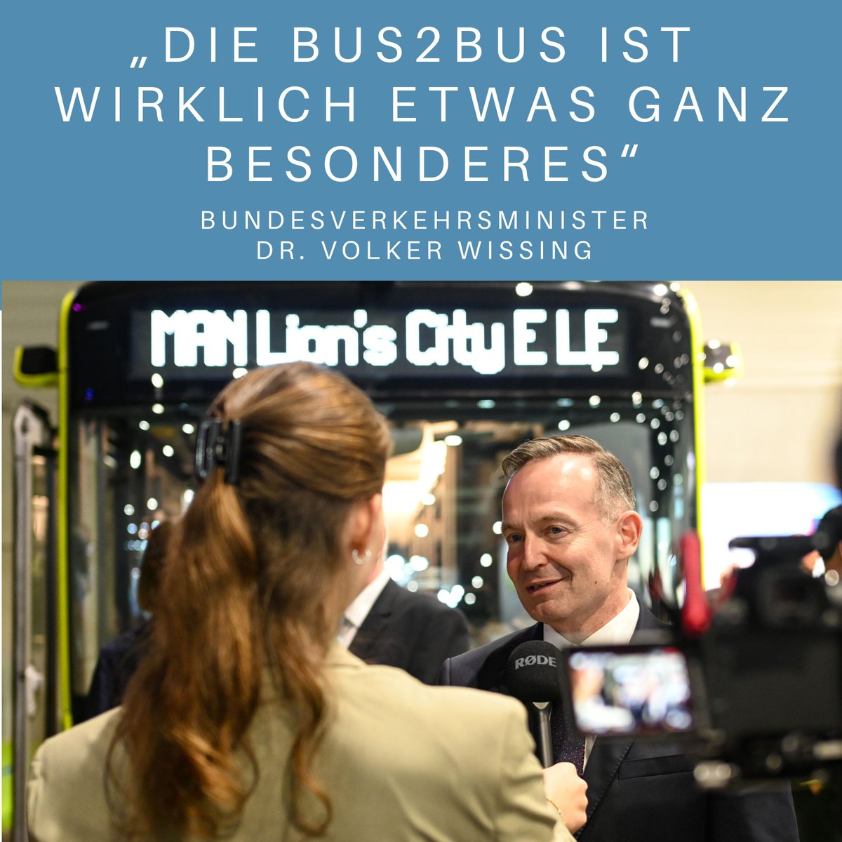 🚍✨ Dr. Volker Wissing vom BMDV verschaffte sich bei seinem Messerundgang auf der #BUS2BUS2024 in Berlin spannende Einblicke in die dynamische Busbranche und unterstrich die Bedeutung der Digitalisierung.
Newsroom: di-ri.co/Pjcwg
On-Demand Video: di-ri.co/9Fepb