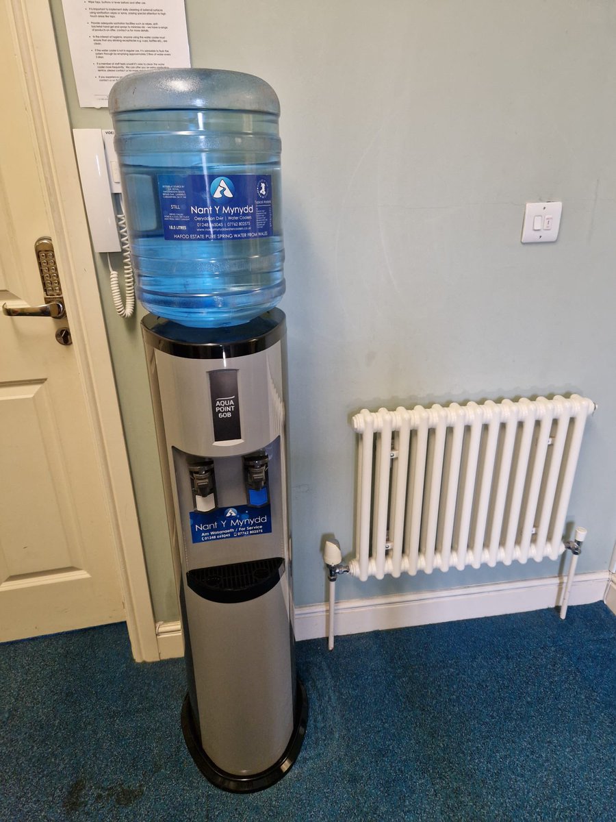 Thank you to Gary Jones, @NYMWaterCoolers for the new  water dispenser at Mantell Gwynedd. Also, for the quick and professional service every time. #WaterCoolers